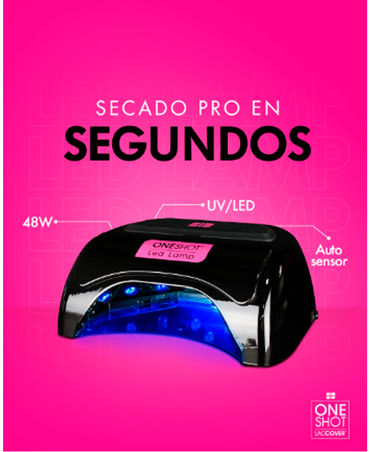 NAIL FACTORY LACCOVER LAMPARA LED NEGRA 48 WATTS