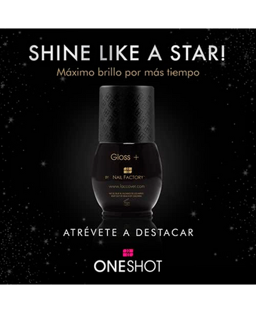 NAIL FACTORY GLOSS + MAS ONE SHOT 14 ML.