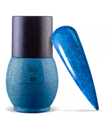 NAIL FACTORY LACCOVER ONE SHOT 14 ML. SKY