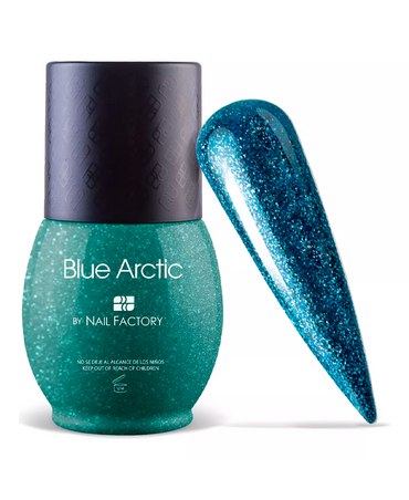 NAIL FACTORY LACCOVER ONE SHOT 14 ML. BLUE ARTIC