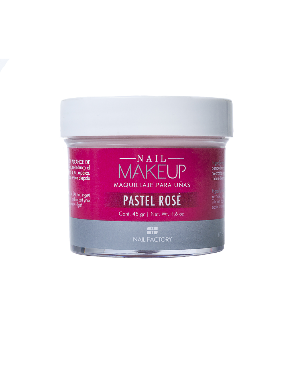 NAIL FACTORY MAKE UP PASTEL ROSE 2 OZ