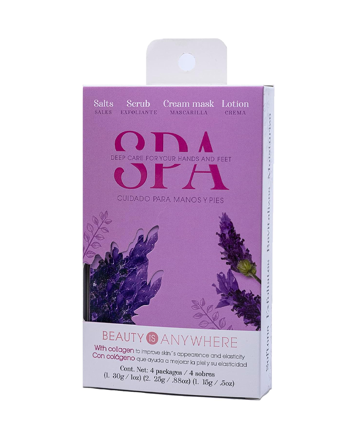 NAIL FACTORY SPA KIT MANICURA Y PEDICURA LAVANDA