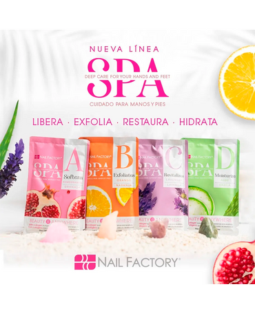 NAIL FACTORY SPA KIT MANICURA Y PEDICURA MIX