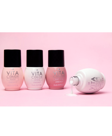 NAIL FACTORY VITA COLOR ONE SHOT 14 ML. RUBBER PEACH