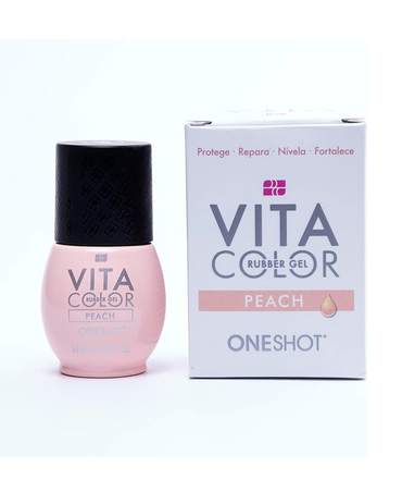 NAIL FACTORY VITA COLOR ONE SHOT 14 ML. RUBBER PEACH
