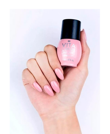 NAIL FACTORY VITA COLOR ONE SHOT 14 ML. RUBBER DUSTY ROSE