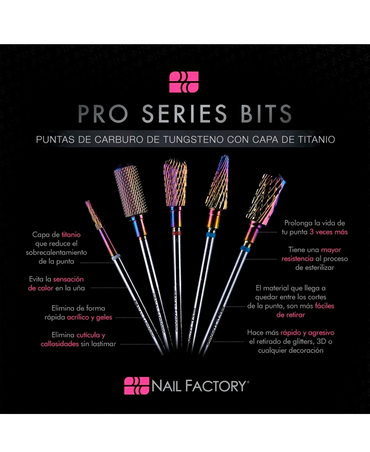 NAIL FACTORY PUNTA PROFESIONAL SERIE 5 EN 1 AGRESIVA