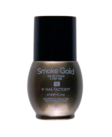 NAIL FACTORY LACCOVER ONE SHOT 14 ML. SMOKE GOLD