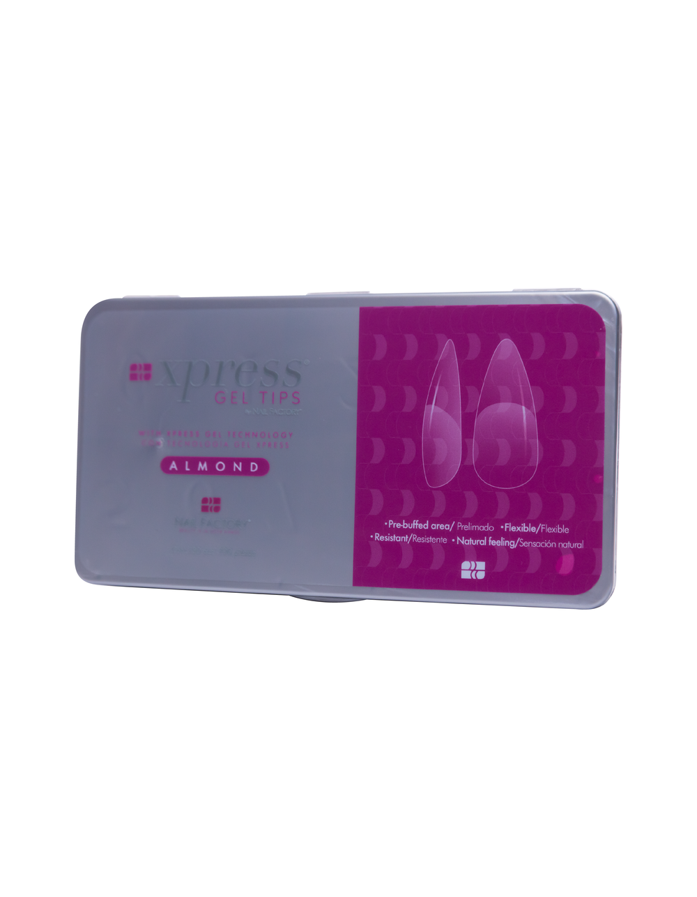 NAIL FACTORY XPRESS GEL TIPS ALMOND CAJA CON 330 PIEZAS