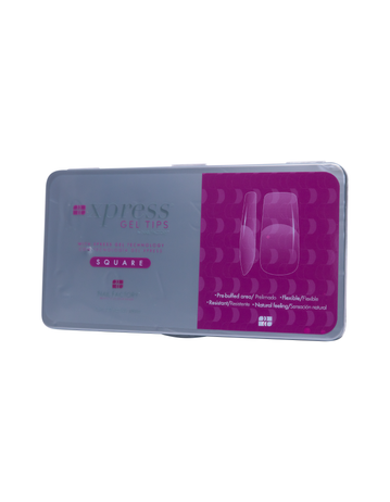 NAIL FACTORY XPRESS GEL TIPS SQUARE CAJA CON 330 PIEZAS