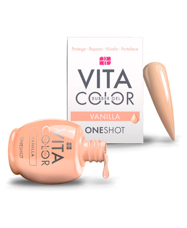 NAIL FACTORY VITA COLOR ONE SHOT 14 ML. RUBBER VANILLA