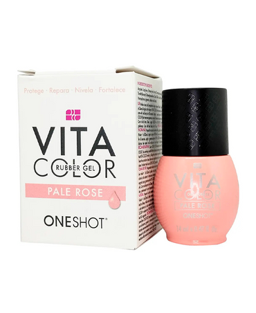 NAIL FACTORY VITA COLOR ONE SHOT 14 ML. RUBBER PALE ROSE