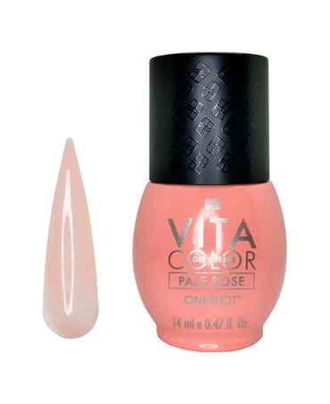 NAIL FACTORY VITA COLOR ONE SHOT 14 ML. RUBBER PALE ROSE