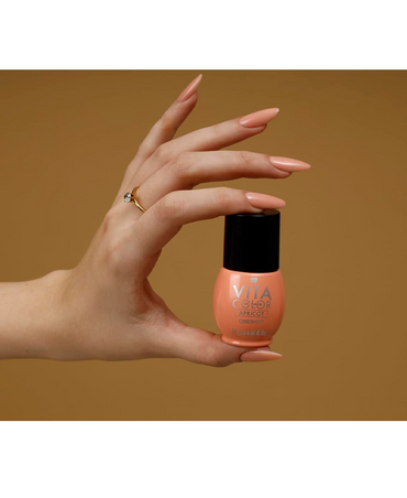 NAIL FACTORY VITA COLOR ONE SHOT 14 ML. RUBBER APRICOT