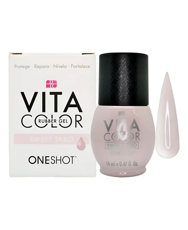 NAIL FACTORY VITA COLOR ONE SHOT 14 ML. RUBBER SWEET TARO