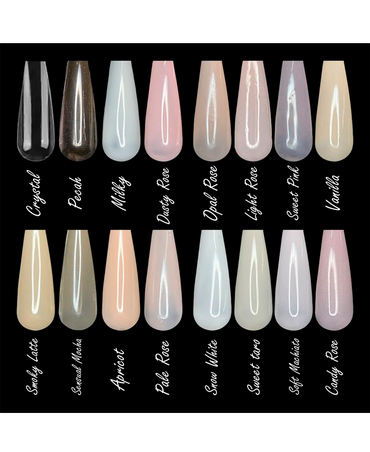 NAIL FACTORY VITA COLOR ONE SHOT 14 ML. RUBBER SNOW WHITE