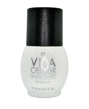 NAIL FACTORY VITA COLOR ONE SHOT 14 ML. RUBBER SNOW WHITE
