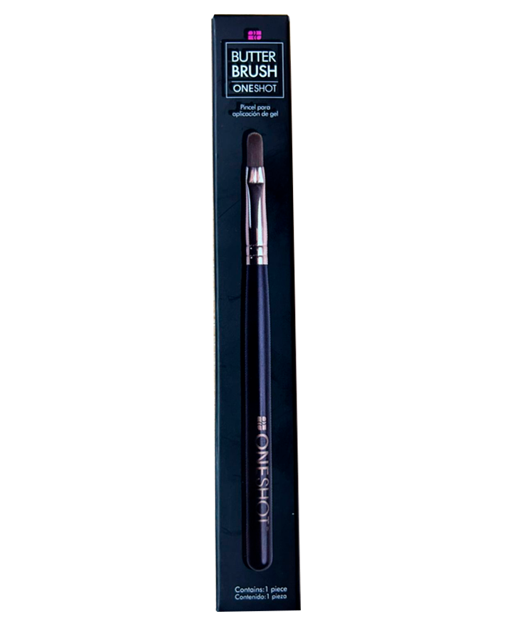 NAIL FACTORY ONE SHOT BUTTER BRUSH PINCEL PARA APLICACION DE GEL MANTEQUILLA