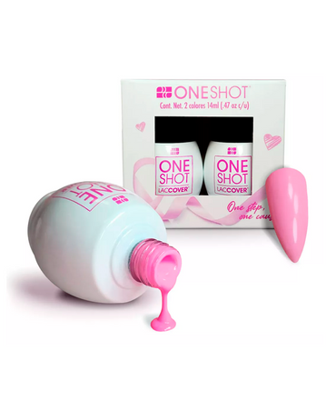 NAIL FACTORY ONE SHOT LACCOVER DUO PACK EDICION CANCER DE MAMA