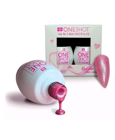 NAIL FACTORY ONE SHOT LACCOVER DUO PACK EDICION CANCER DE MAMA