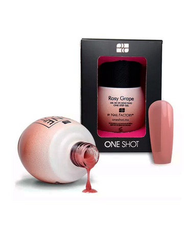 NAIL FACTORY ONE SHOT SHEER 10 ML. ROSY GRAPE