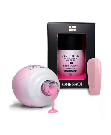 NAIL FACTORY ONE SHOT SHEER 10 ML. GUAVA BLUSH