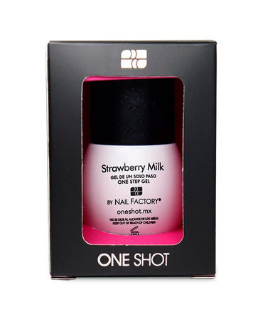 NAIL FACTORY ONE SHOT SHEER 10 ML. STRAWBERRY MILK