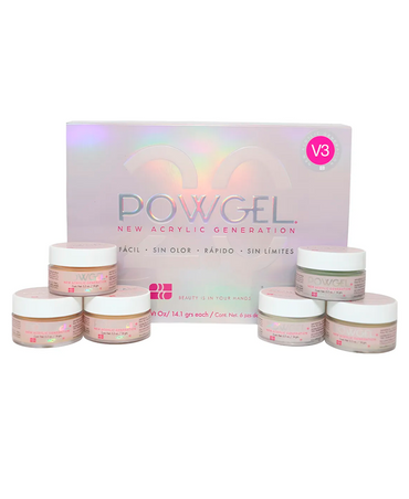 NAIL FACTORY POWGEL KIT V3 6 PCS