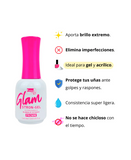 FANTASY NAILS GLAM STRONG-GEL FINALIZADOR BLINDAJE EXTREMO 15 ML. - El Palacio De La Belleza