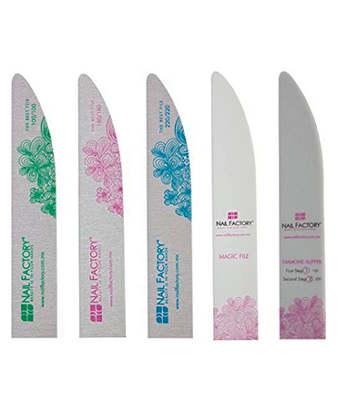 NAIL FACTORY FILE PACK 5 PZAS