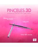 NAIL FACTORY PINCEL DOBLE ARTISTIC 3D #6 Y #4