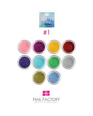 NAIL FACTORY COLECCION GLITTER I