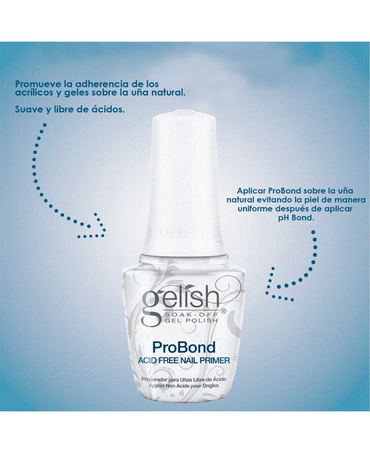 GELISH GEL PRO BOND ACID FREE NA 15 ML. 1140003 - El Palacio De La Belleza