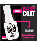 FANTASY NAILS GEL BASE COAT PASO 1 15 ML.