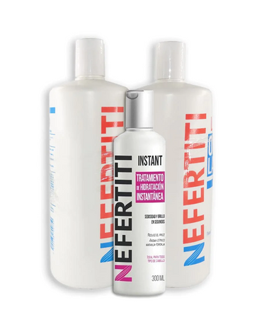 NEFERTITI FLER PAREJA TODO TIPO DE CABELLO 1 LT+ INSTANT SIN CARGO