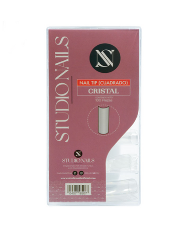 STUDIO NAILS WANG TIPS TRANSPARENTES C/100 PZAS.