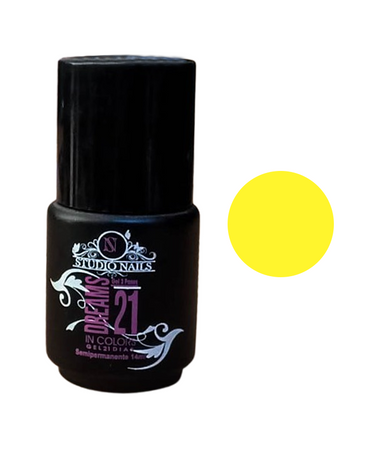 STUDIO NAILS DREAMS ESMALTE 21 DIAS AMARILLO