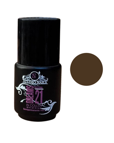STUDIO NAILS DREAMS ESMALTE 21 DIAS CAFE