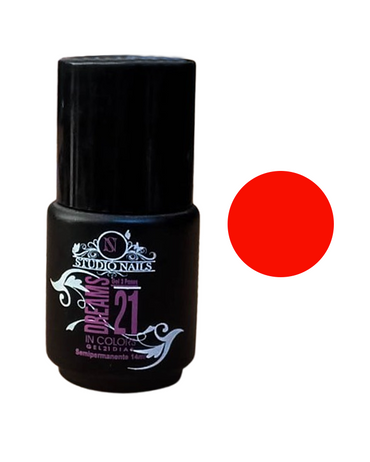 STUDIO NAILS DREAMS ESMALTE 21 DIAS ROJO