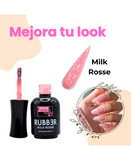 FANTASY NAILS GEL NIVELADOR RUBBER MILK ROSSE 15 ML.