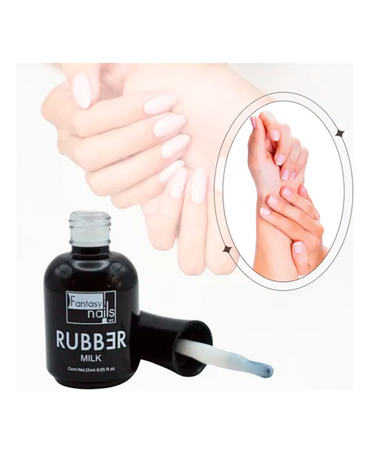 FANTASY NAILS GEL NIVELADOR RUBBER MILK 15 ML.