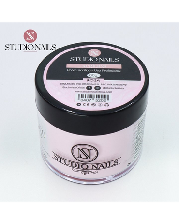 STUDIO NAILS POLVO ACRILICO ROSA 60 GRS.