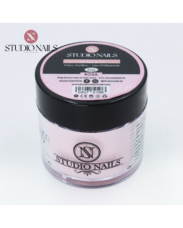 STUDIO NAILS POLVO ACRILICO ROSA 30 GRS.