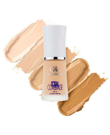 G&K TOTAL COVERAGE MAQUILLAJE LIQUIDO GK007 TRUE TAN