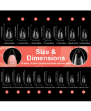 SOFT GEL TIPS MEDIUM ALMOND 600 PIEZAS TH-001-2
