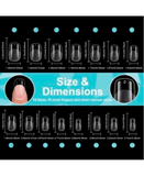 SOFT GEL TIPS MEDIUM SQUARE ROUND 600 PIEZAS YU-005-2