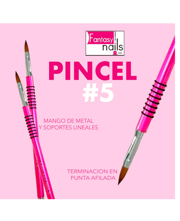 FANTASY NAILS PINCEL 3D LIGAS #5