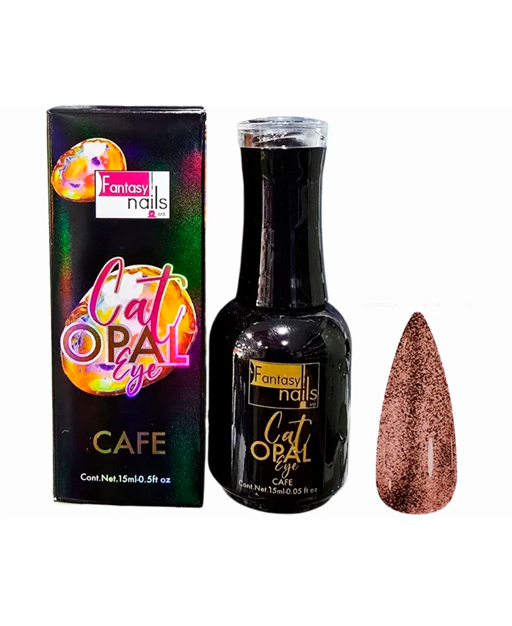 FANTASY NAILS GEL CAT OPAL EYE CAFE 15 ML.