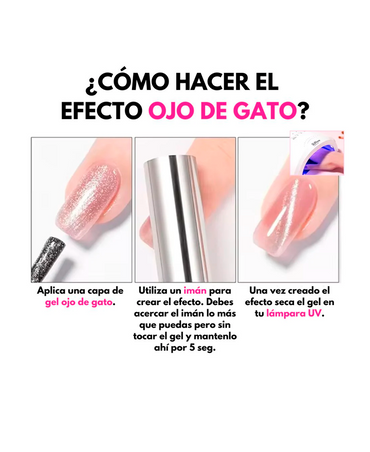 FANTASY NAILS GEL CAT OPAL EYE GRANATE 15 ML.