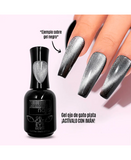 FANTASY NAILS GEL CAT EYE SILVER 15 ML.